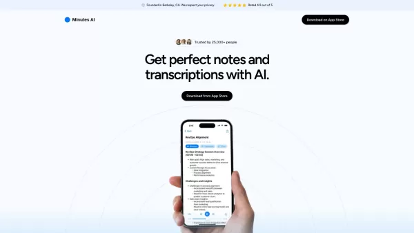 Minutes: AI Meeting Notes & Transcripts