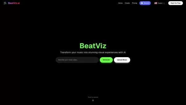BeatViz AI: The Ultimate AI Music Video Generator