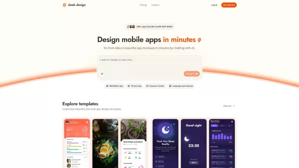 Sleek: AI Mobile App Designer