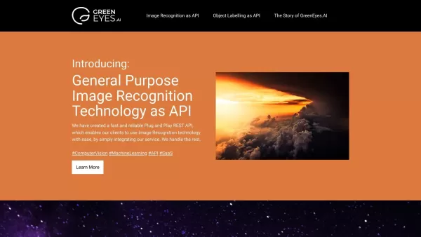GreenEyes.AI - Image Recog. Tech as API