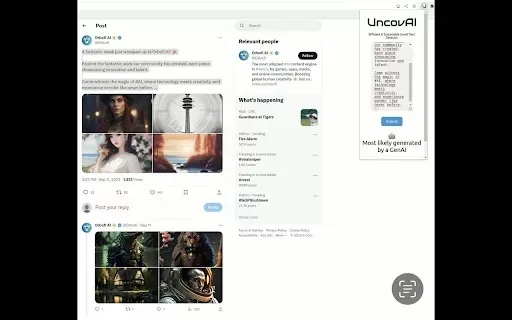 UncovAI Extension