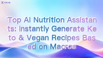 Les meilleurs assistants nutritionnels basés sur l'IA : générez instantanément des recettes cétogènes et végétaliennes en fonction de vos macros