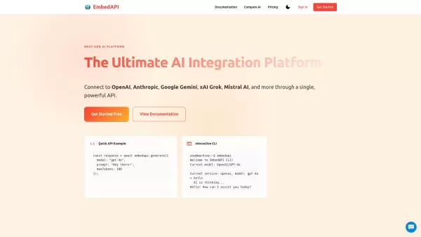 EmbedAPI