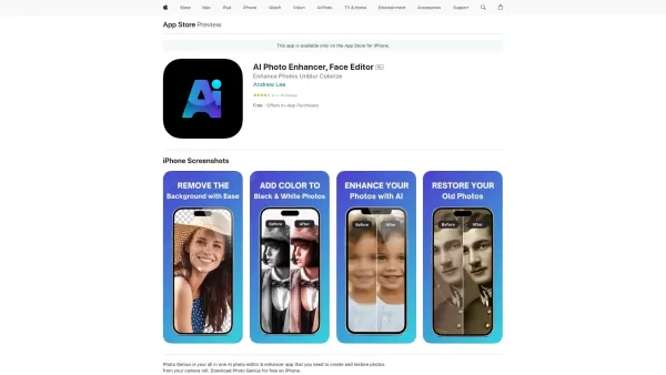 Best Free AI Photo Enhancer & Editor App