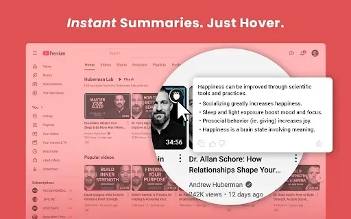 Strawberry for YouTube