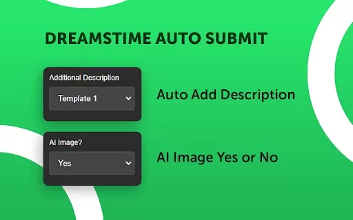 Demo Dreamstime Auto Submit for AI Image Stock - Chrome Extension
