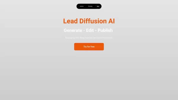Lead Diffusion AI