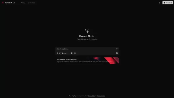 Raycast AI