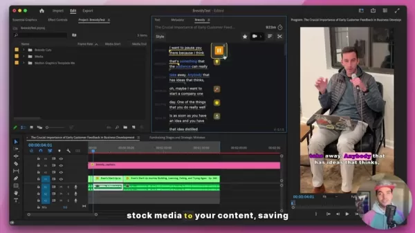 Emoji and stock media suggestions