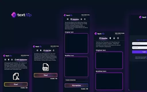 TextFlip: ChatGPT Re-Writer, AI Humanizer, PDF Chat