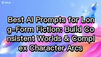 長編フィクションに最適なAIプロンプト:一貫した世界観と複雑なキャラクターの物語を構築するために