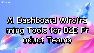 適用於 B2B 產品團隊的 AI 儀表板線框圖設計工具