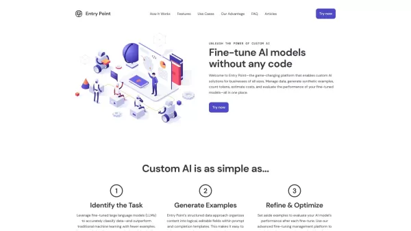 Entry Point AI - Fine-tuning Platform for Large Language Models