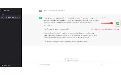 ExportGPT - Chrome Extension