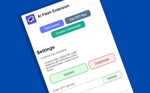 AI Flash GPT-4 - Chrome Extension