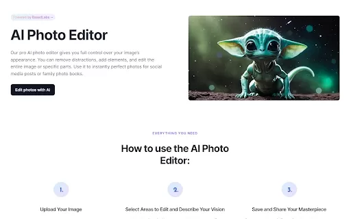 AI Photo Editor - Chrome Extension