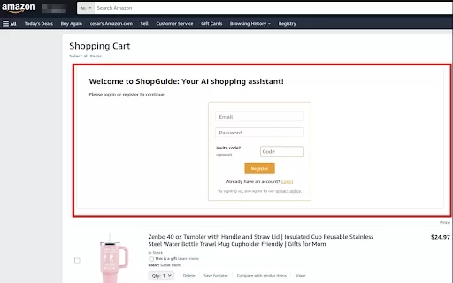 ShopGuide - Chrome Extension