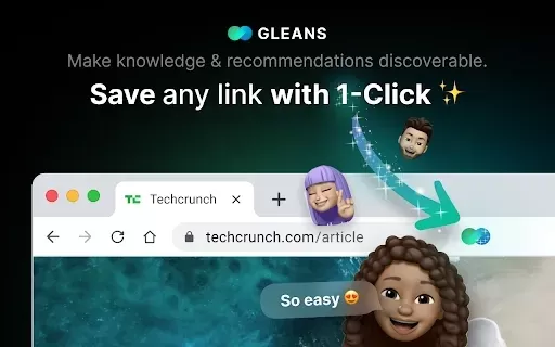 Save to Gleans ✨