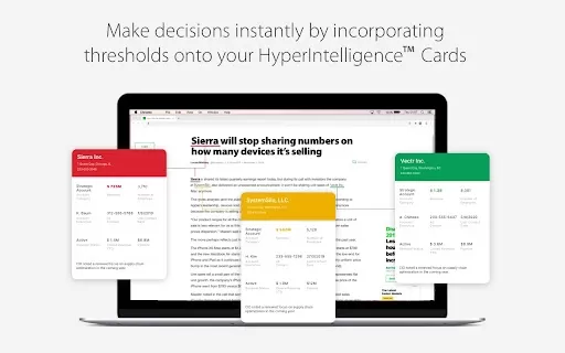 MicroStrategy HyperIntelligence - Chrome Extension