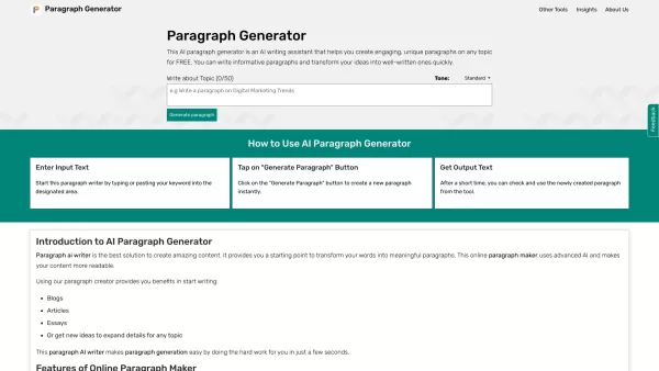 Paragraph Generator