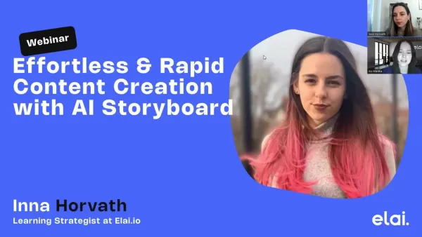 Elai.io AI Storyboard Interface