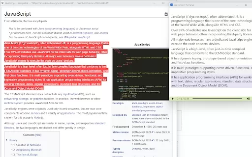 WaveNet for Chrome - Chrome Extension