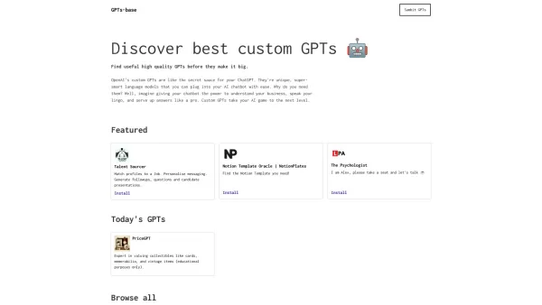 GPTs Base