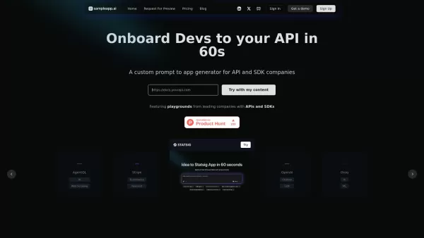 SampleApp.ai