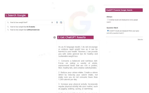 ChatGPT Search Extension - Chrome Extension