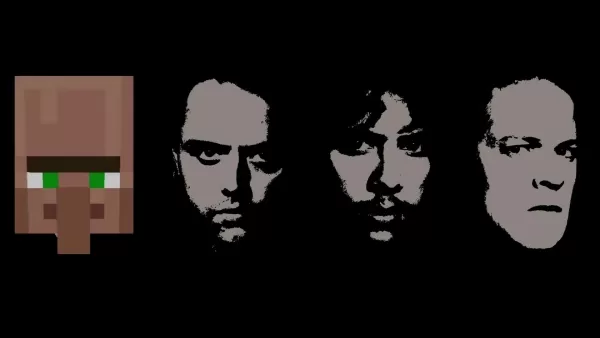 Minecraft Villagers as Metallica