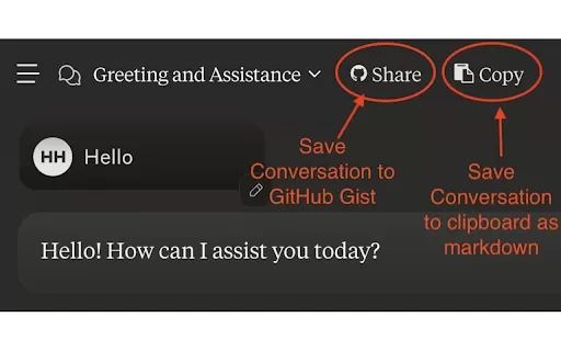 Save Anthropic Claude messages to GitHub Gists - Chrome Extension