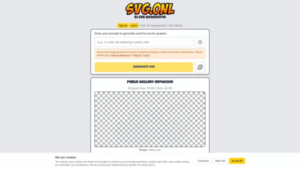 AI SVG Generator | text to SVG | svg.onl