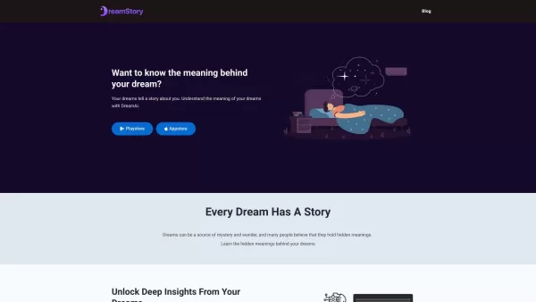 DreamStory - Dream Meaning and Analysis App powered by AI