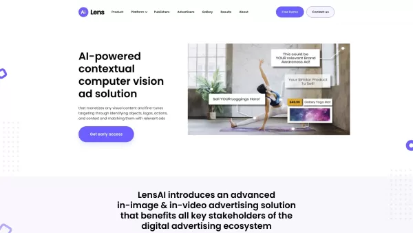 LensAI Shoppable and Contextual