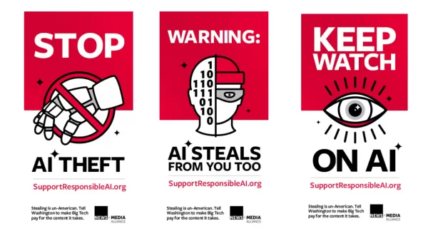 責任あるAIを支援キャンペーンに含まれる広告の一部。