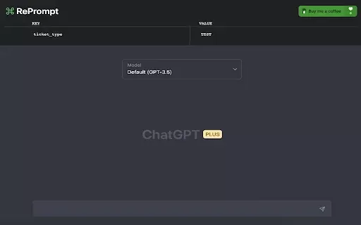 ChatGPT: RePrompt