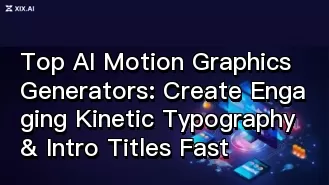 頂尖 AI 動態圖形生成工具：快速製作引人入勝的動態字體與片頭標題