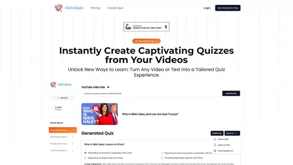 VidToQuiz