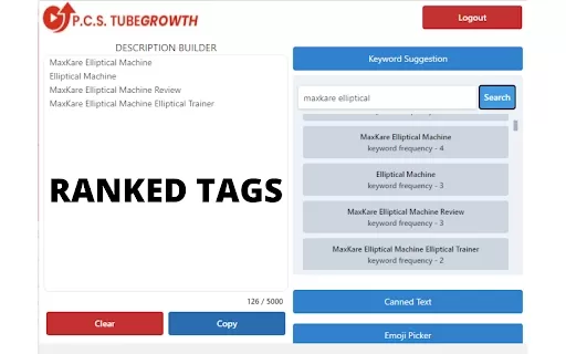 Rank Videos Faster with A.I. - Chrome Extension