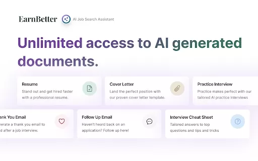EarnBetter - Chrome Extension