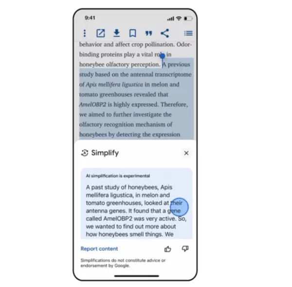 Google Ra Mắt Công Cụ Simplify Dựa Trên AI Để Đọc Web Dễ Dàng Hơn
