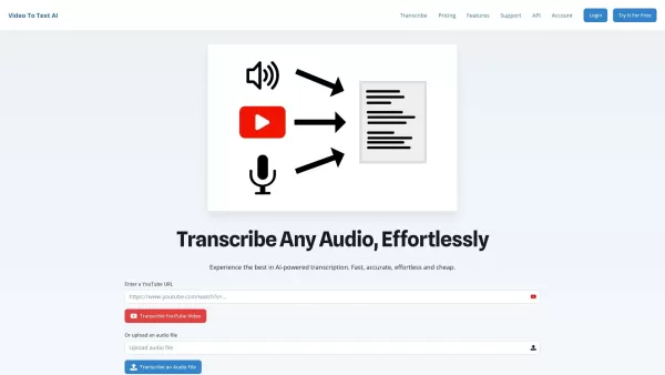 Video To Text AI - Cheap Transcriptions