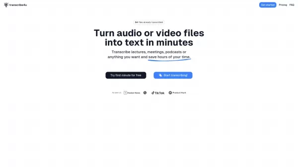 transcribe4u