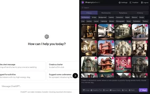 PromptsGenii - AI Image Prompt Generator