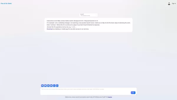 Free AI for Work