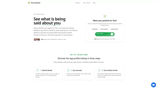 Tea checker