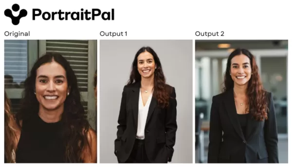 AI headshot from Portrait Pal