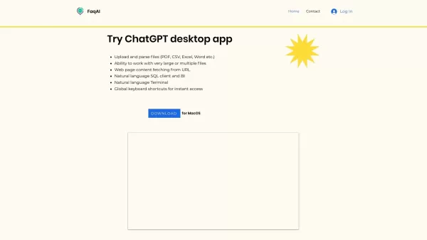 ChatGPT Desktop App - FaqAI