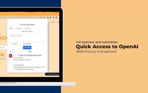 ScribeMonster - Chrome Extension