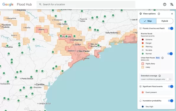 Google harnesses historical news data and AI to forecast flash floods